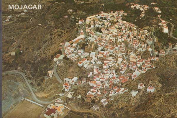 Mojacar Spain Stunning Birds Eye Aerial Spanish Postcard