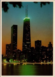John Hancock Building and Water Tower Place Chicago IL Postcard PC525