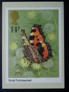 Butterflies SMALL TORTOISESHELL 1981 PHQ 51(a) 5/81 Royal Mail Postcard