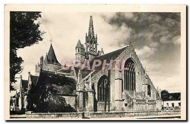 Old Postcard Penmarch Church Historical Monument