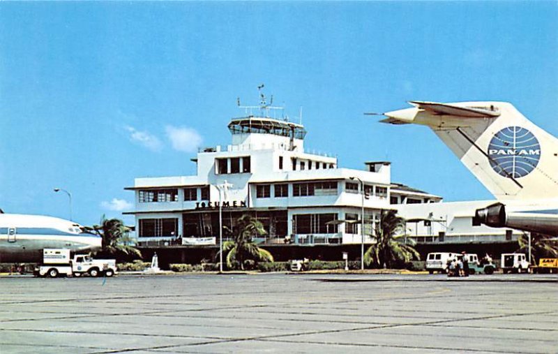 Administration Building, International Airport Tocumen Panama Tape on back 