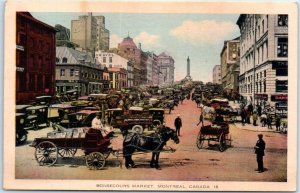 Postcard - Bonsecours Market - Montreal, Canada