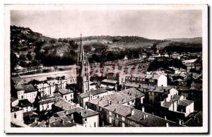 Old Postcard Agen Sainte Foy Church and hillside of & # 39Hermitage