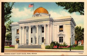 Nevada Reno Washoe County Court House 1939 Curteich