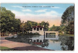 Milwaukee Wisconsin WI Postcard 1942 Humboldt Park