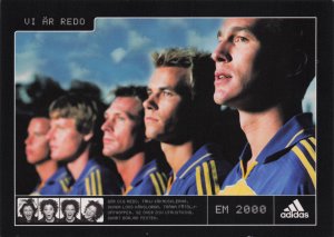 Adidas Football Shoes Sweden World Cup Advertising Postcard