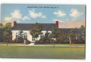 Mitchel Field New York NY Postcard 1930-1950 Enlisted Men's Club