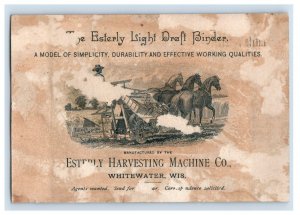 1880s Esterly Harvesting Machine Co. Light Draft Binder Set Of 3 F108