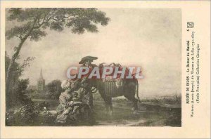 Old Postcard Museum of Dijon retoue Motor Running Watteau Louis Joseph said W...