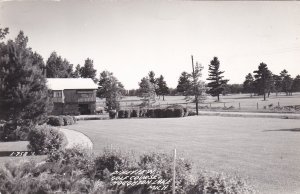 Michigan Houghton Lake Pineview Golf Course Real Photo