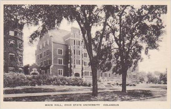 Ohio Columbus Mack Hall Ohio State University