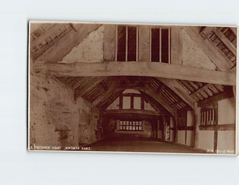 Postcard Northern Range Tretower Court Tretower Wales