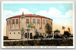 The Cyclorama Building Sainte Anne De Beaupre Canada Museum Landmark Postcard