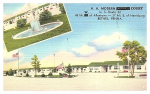 Pennsylvania  Bethel Modern Court  Motel