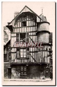 Troyes - Rue Champeaux 9 - La Tourelle of Orfevre - Old Postcard