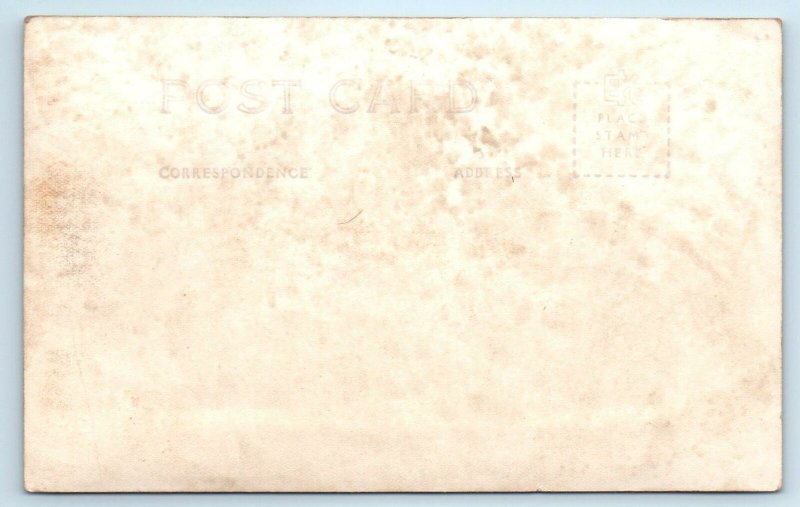 RPPC STUDIO PHOTO from MEXICO - GRINGOS w/ BIG HATS c1940s  Postcard