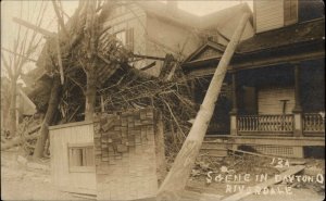 Dayton Ohio OH 1913 Flood Riverdale Real Photo Postcard