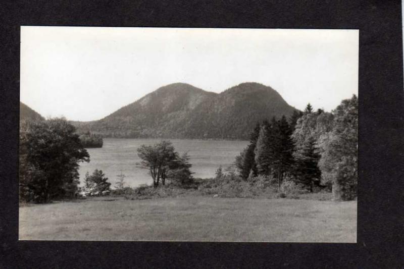 ME Jordan Pond Acadia National Park, Mt Desert Isl,Bar Harbor Maine Real Photo