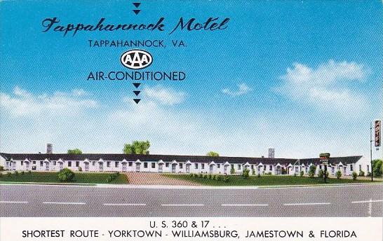 Virginia Tappahannock Motel Air Conditioned