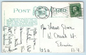 HONOLULU, HI Hawaii ~ PALM AVENUE  QUEEN'S HOSPITAL?   1912  Postcard