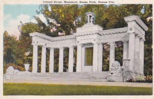 Kansas Kansas City Colonel Swope Monument Swope Park 1925