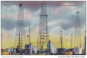 Oklahoma City Oil Wells In Oklahoma 1948