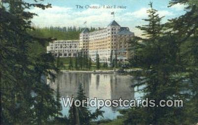 The Chateau Lake Louise Canada Writing On Back 