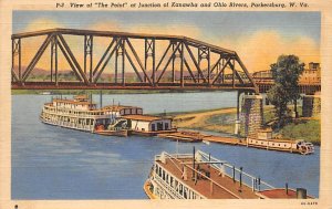 The Point at Junction and Kanawha and Ohio Rivers, Parkersburg, WV