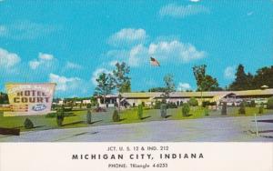 Indiana Michigan City Golden Sands Hotel Court 1963