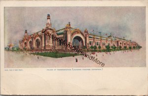 Palace of Transportation Louisiana Purchase Exposition Postcard PC218