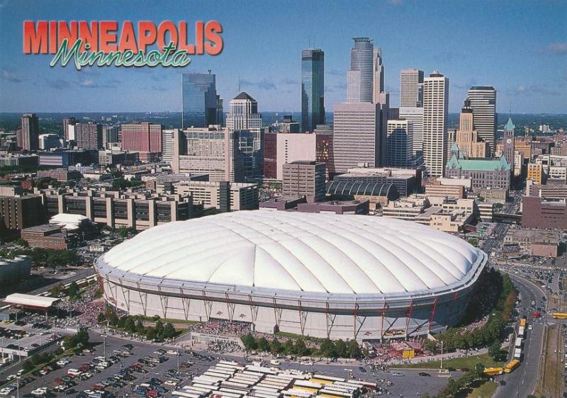 Metrodome at Minneapolis MN, Minnesota - Vikings Football and Twins Baseball