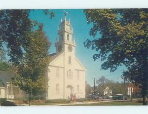 Unused Pre-1980 CHURCH SCENE Long Island - Smithtown New York NY A6630