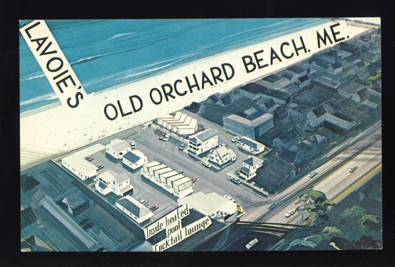 Old Orchard Beach, Maine/ME Postcard, Lavoie's/La Voie's Motel