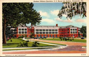 Florida Pensacola U S Naval Air Station Student Officers Quarters 1945 Curteich