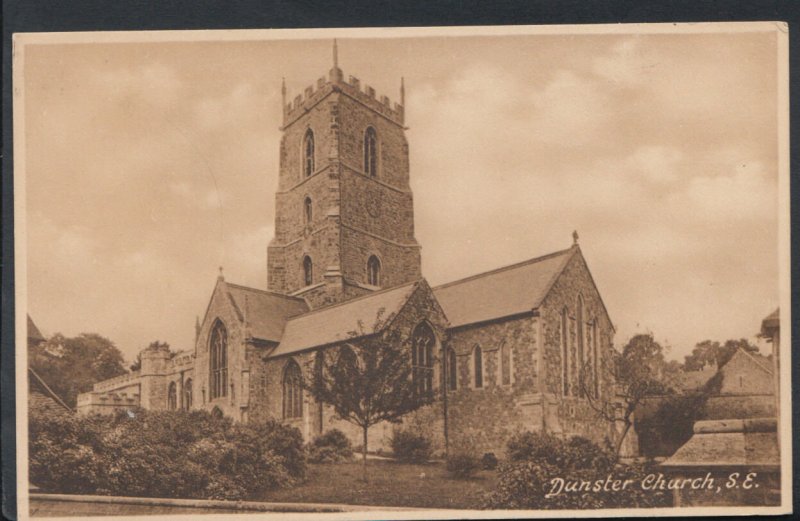 Somerset Postcard - Dunster Church  RS7604