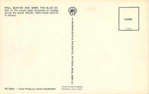 Unusual Snow Sculptures at McCall Idaho ID, Paul Bunyan PC