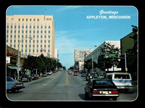 Wisconsin Appleton Greetings Showing College Avenue