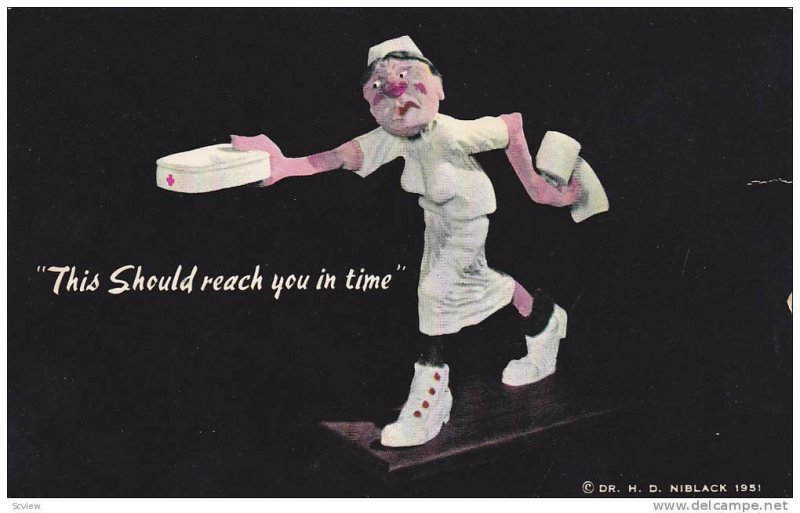 This Should reach you in time, Sculpture of Speed the nurse, Dr. H.D. Nib...