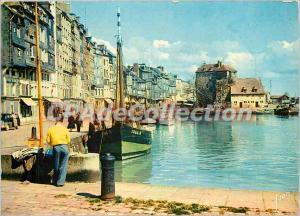 The Modern Postcard Lush Honfleurs Normandy (Calvados) Western Basin and Whar...