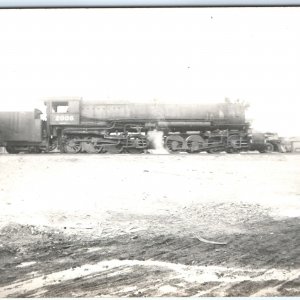 c1910s Unknown 2-8-8 Train Locomotive RPPC #2006 Real Photo Railway Logging A162