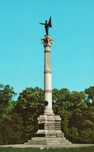 Vintage Postcard View of Georgia Monument Chickamauga Battlefield Tennessee