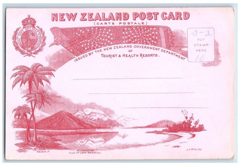 c1905 Scenic View Of Stewart Island New Zealand, Nature Scene Antique Postcard