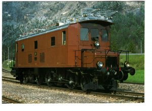 Electric Locomotive, Railway Train Station, Erienbach, Switzerland