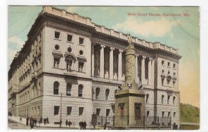 Court House Baltimore Maryland 1910c postcard