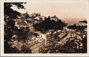 Czech Republic Karlovy Vary Celkovy Pohled Karlsbad Vintage RPPC C071