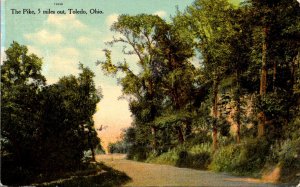 Ohio Toledo The Pike 5 Miles Out Curteich