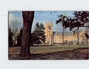 Postcard Le Mans Hall Dormitory & Classroom Building Saint Mary's College USA