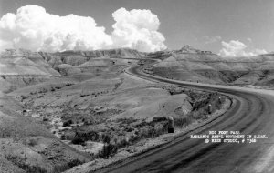 Postcard SD South Dakota Big Foot Pass Badlands National Park Monument RPPC