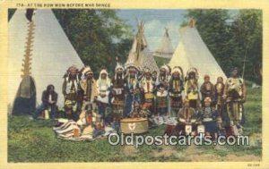 Pow Wow before War Dance Indian Unused 