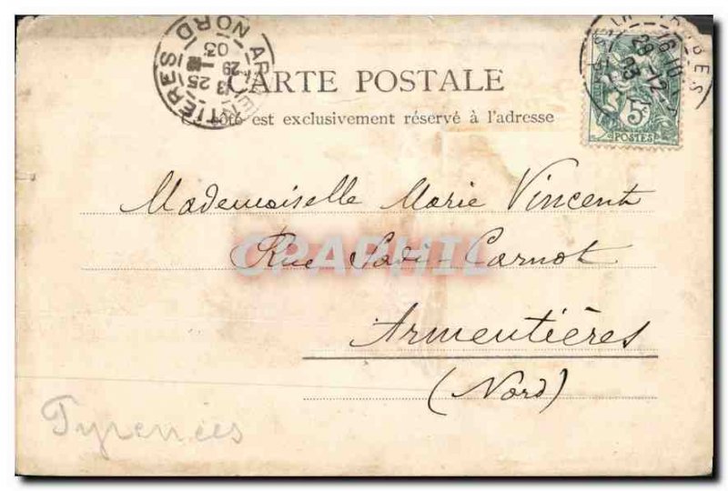 Old Postcard Tarbes Jardin Massey Musee